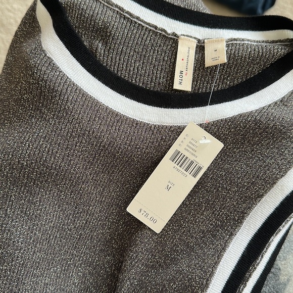 NWT Moth by Anthropologie Metallic Tank Top - Picture 8 of 8